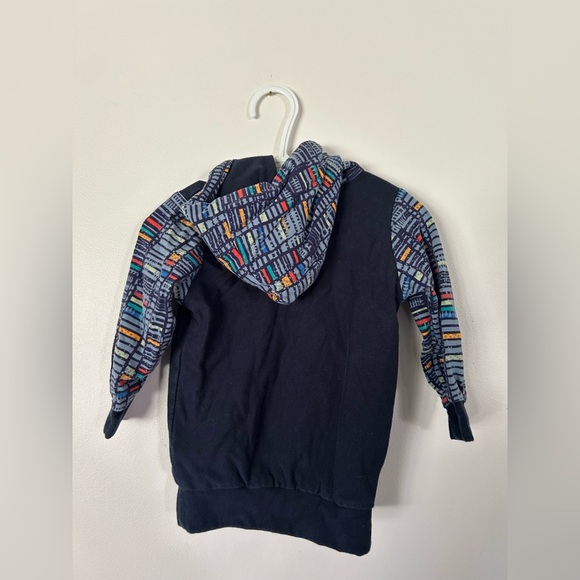 Finn & Grinn Small Shop Colourful Hooded Sweater Size 12-18 Months - Picture 3 of 4
